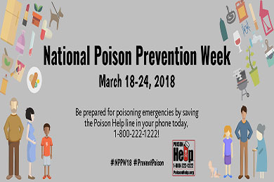 National Poison Prevention Week 2018