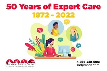 Artistic graphic with text showing 50 years of expert care 1997 through 2022.