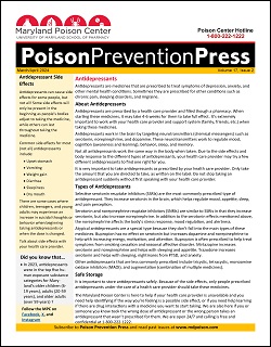 Poison Prevention Press Issue