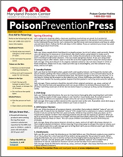 Poison Prevention Press Issue