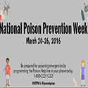 Maryland Poison Center Celebrates National Poison Prevention Week