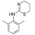 Chemical structure for xylazine.