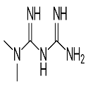Metformin chemical structure